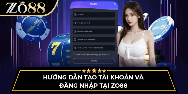 Hướng dẫn tạo tài khoản và đăng nhập tại Zo88