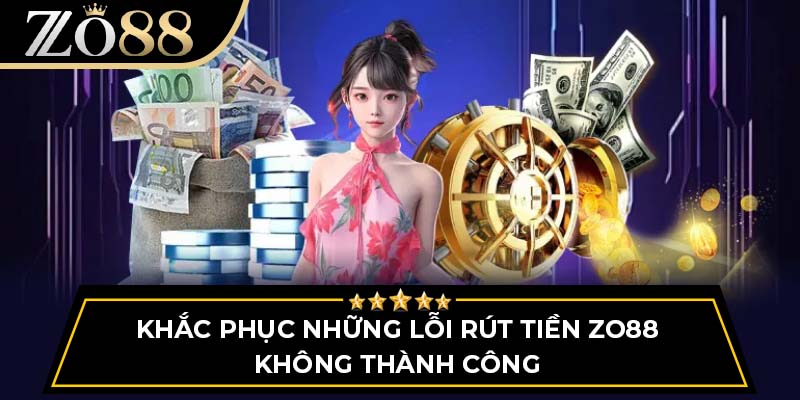 Khắc phục những lỗi rút tiền ZO88 không thành công